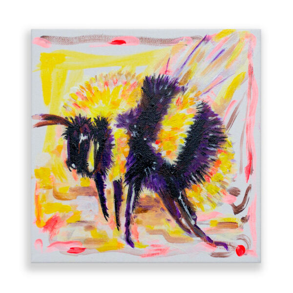 painting of a bumblebee