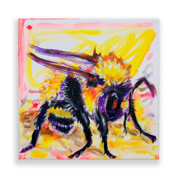 painting of a bumblebee