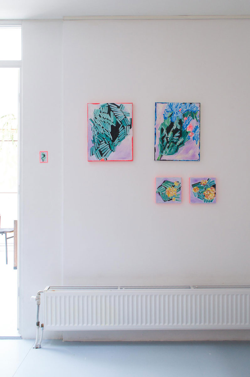 paintings about cut flower stalks